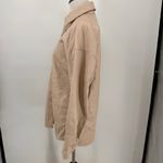 Babaton  Cream Pelli Vegan Leather Shirt Jacket Shacket Size 2XS Photo 3