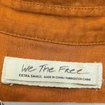 Free People We The Free Button Up Top Linen Western Blouse Womens Size XS Photo 7