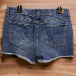 Seven7  Denim High Rise Distressed Raw Hem Cotton Weekend Shorts Womens 10 Photo 6