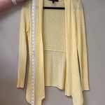 White House | Black Market Yellow Open Cardigan Photo 4