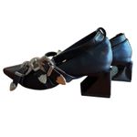 Guanghuiyuzu Black Pointed Toe Buckle Strappy Block Heels Women's Size 35 Photo 13