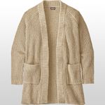 Patagonia Off Country Open Front Knit Cardigan Sweater Size Small Mojave Khaki Photo 0