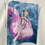 Barbie NWOT Women's Pullover Sweater Sz S vacay mode FLAWED Photo 2