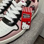 Hello Kitty Women’s Pink, White, And Black Casual Court Sneakers Size 10 Photo 9