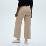 Mango Catherine Culotte High-Rise Jeans Tan Photo 3
