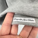 MPG Sport Grey Collared Pullover Sweatshirt Cropped Boxy Athleisure Size Medium Photo 3