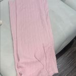 SheIn Light Pink Textured Pants Photo 2