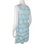 Lilly Pulitzer  Dress Size 8 Nadine Lilly Lace Whisper Blue V Neck Shift Minid Photo 6