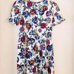 ZARA Trafaluc Floral Multicolor Short Sleeve Dress Photo 0