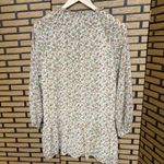 MELLODAY  Ivory Floral Tie Neckline Tunic‎ Size XS Photo 1