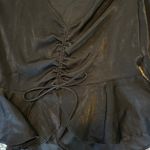 L'Academie Black Silk Blouse Photo 7