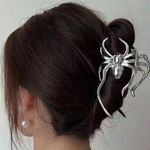 Spider Hair Claw Silver Photo 0