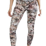 Lululemon Leggings Womens 4 High Rise Pink Brown Abstract Print Yoga LW5DM9S Photo 0