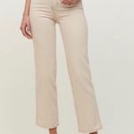 Reformation Cowboy High Rise Straight Jeans in Almond Cream size 24 Photo 0