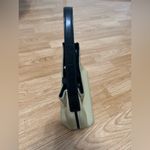 Coach  Tan + Black Small Arm Purse Handbag Vintage Desinger Canvas + Leather 7417 Photo 8