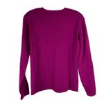 Title Nine  Womens V-Neck Sweater Size Small Twisted Front Purple Soft Photo 1