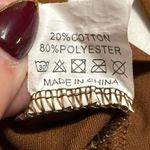 SheIn Brown Cropped Long Sleeve Top -M Photo 3