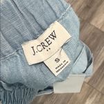 J.Crew  Chambray Ruffle Tank Blue  Top Denim size small NEW Photo 8