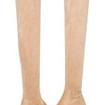 Steve Madden  Lizbeth Over The Knee Boots Size 10 Suede Block Heel Taupe Tan NEW Photo 0