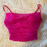 Akira Mesh Overlay Fuchsia Corset Photo 0