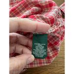 Ralph Lauren Lauren  Red Plaid Button-Up Shirt - XS Photo 4