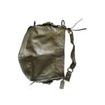 Coach Patent Leather Taupe Shoulder Buckle Bag Photo 12