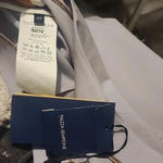 Piazza Sempione  AUDREY LILAC STRETCH WOOL TAPER LEG SIZE 48 Photo 3