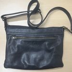 Wanderers Travel Company black leather "Marseille" bag. Photo 2