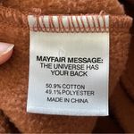 Mayfair Fleece Sweatpants Joggers me day cancelled plans womens Brown (xsmall) Size XS Photo 10