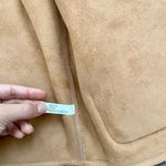 EXPRESS Sherpa Jacket Suede Zip Up Photo 6