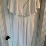 Calvin Klein white Sheath Midi Dress with Flutter Sleeves Photo 1