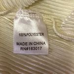 Princess Polly  Yellow Satin Pleated Textured Long Sleeve Blouse Shirt Top Size 4 Photo 4