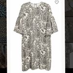 H&M Black and White Ruffle Sleeve Dress Photo 1