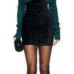 NBD  Cecily Mini Dress in Green & Black Photo 0