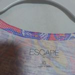 Habitat Escape By  Clothes Hawaiian Tropical Floral Top Natural Vacation Size XS Photo 4