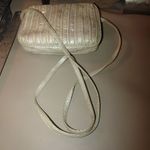 Sharif Vintage Crossbody Bag Snake Print Textured Design Zipper Closure 90s Photo 2