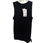 Athleta  Cloudlight Asymmetrical Side Tie Tank Size Medium Black NWT Workout Photo 1
