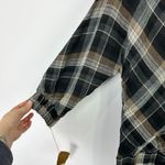 Ali Ro Mini Dress 2 Plaid Wool Blend Button Back Dark Academia Preppy Office Photo 1