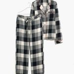 Madewell  Flannel Bedtime Pajama Set in Buffalo Check size XL Photo 3