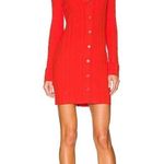 Milly  x Revolve Polo Cardigan Mini Dress Coral Size Small NWT Photo 1