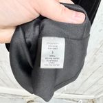 Altar'd State  Dress Women Size Small Black Satin One Shoulder Feather Mini Glam Photo 4