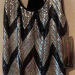 Soulmates  Chevron Print Sequin Top Photo 0