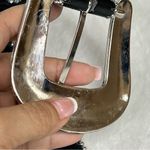 Y2K Crystal Embellished Black Belt western crosses studded motorcycle cowgirl Photo 15