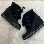 UGG  Alasdair Leather Wedge Bootie Size 8 A1 Photo 2