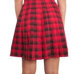 Y2k Weathervane Red Plaid Skirt Retro Vintage Schoolgirl Skirt Size 8 Photo 0