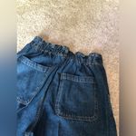 Mango MNG women High-Waist Straight Leg Slouchy Jeans Size US 12 ruffle back Photo 9