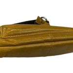 Nina Bossi Mustard Crossbody glazed Leather Bag Yellow Photo 8