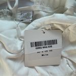 Selfie Leslie  White Moonlit Moment Ruffle Lace-Up Dress White Size X-Small NWT Photo 3