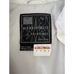 Metropolis Arabesque Quilted Jacket Women's White Full Zip Snap Accents Size 6 Photo 6