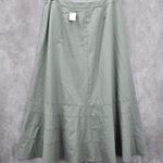 Metro Style Gray Midi Flare Western Boho Indie Y2k Skirt Plus 14 Photo 1